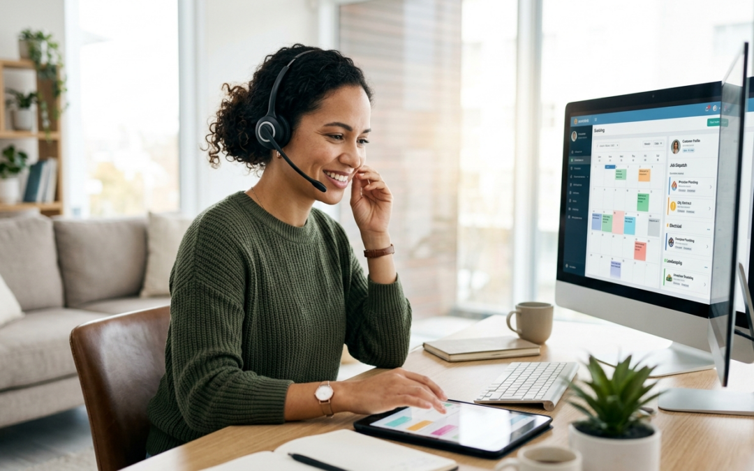 Book More Jobs With A Virtual Receptionist For Home Service Companies